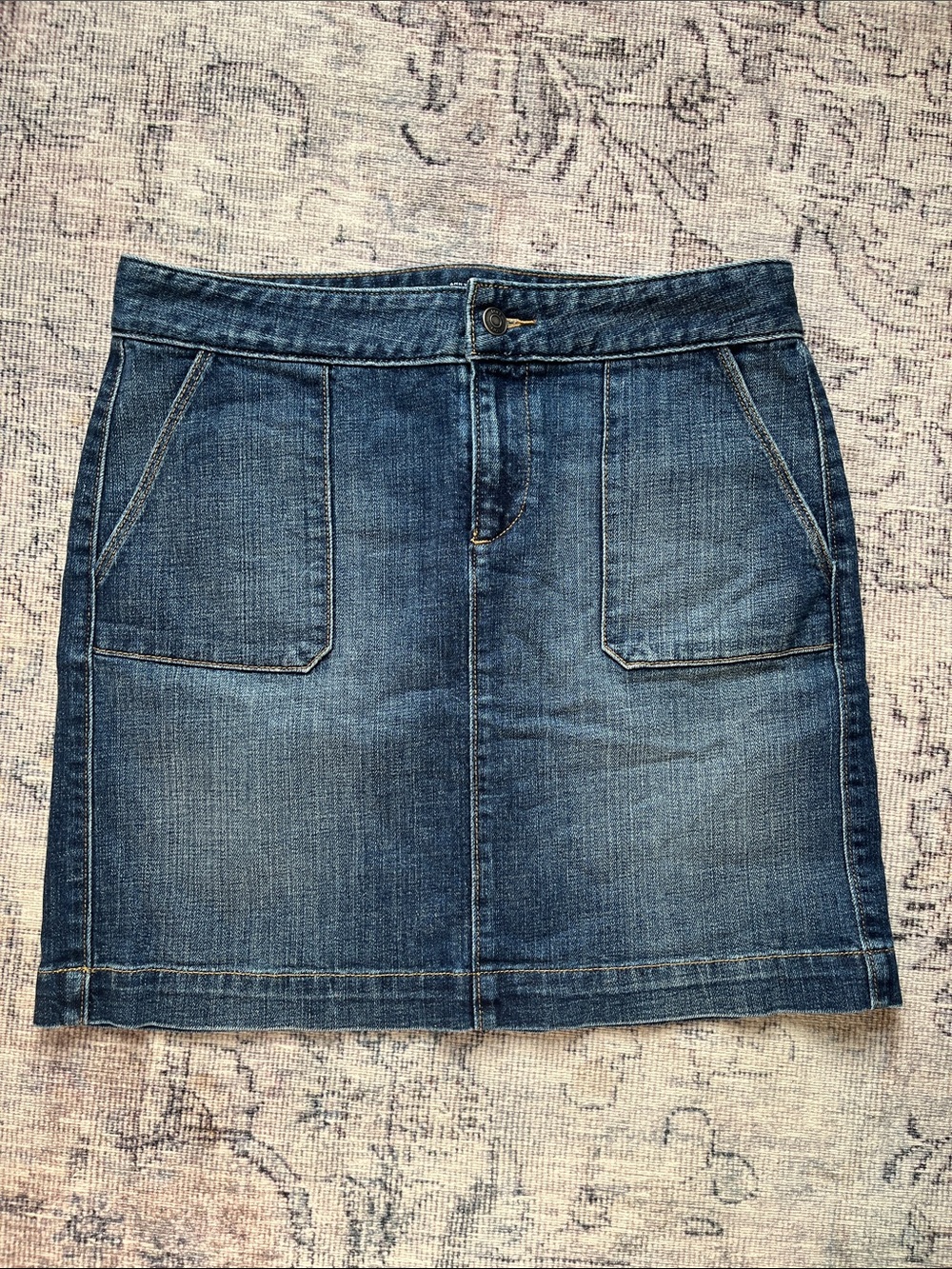 Loft denim mini skirt - size 2